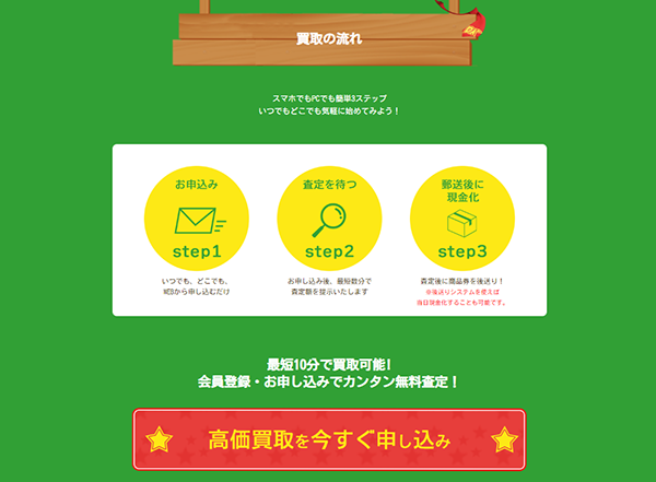 TICKET DONKEY（チケットドンキー）先払い買取サービスの買取ステップ