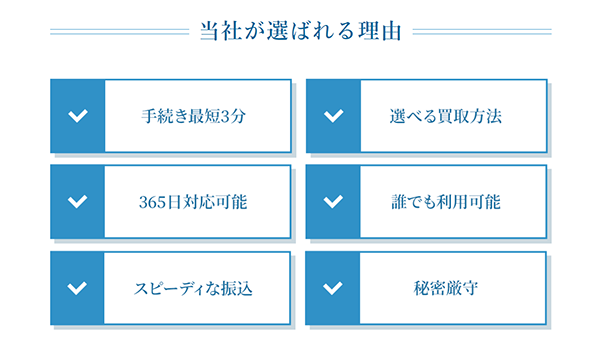 チケットバディ 先払い買取サービスの特徴